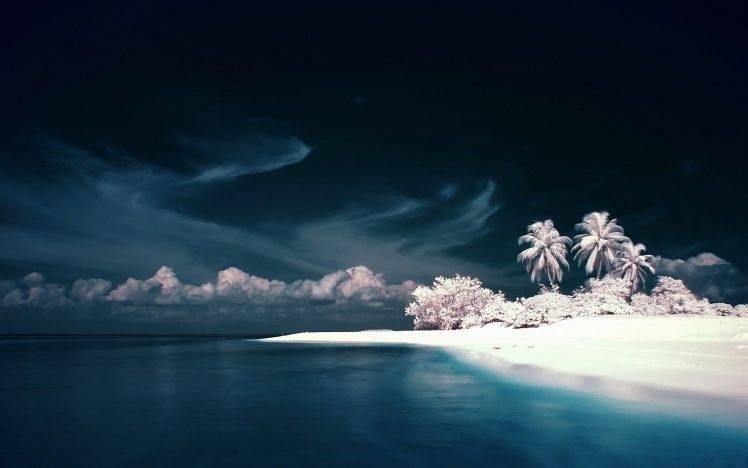 CGI, Photo Manipulation, Landscape, Beach, Nature HD Wallpaper Desktop Background