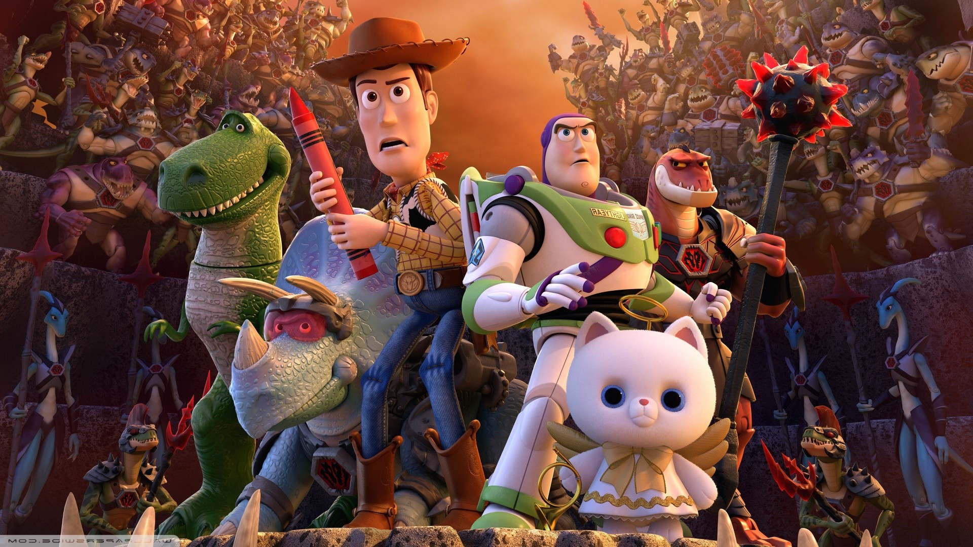Toy Story, TV, Christmas, Toys Wallpaper