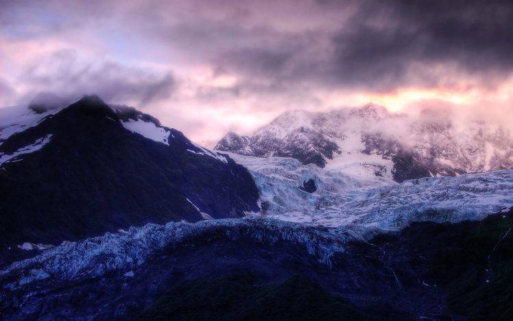mountain, Snow, Ice, Landscape HD Wallpaper Desktop Background