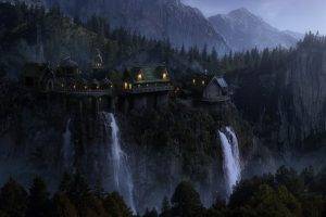 landscape, The Lord Of The Rings, Rivendell, The Hobbit, Fantasy Art