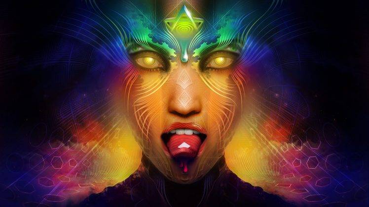 psychedelic, Abstract, LSD, Colorful, Digital Art HD Wallpaper Desktop Background