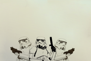 Star Wars, Stormtrooper, Simple Background
