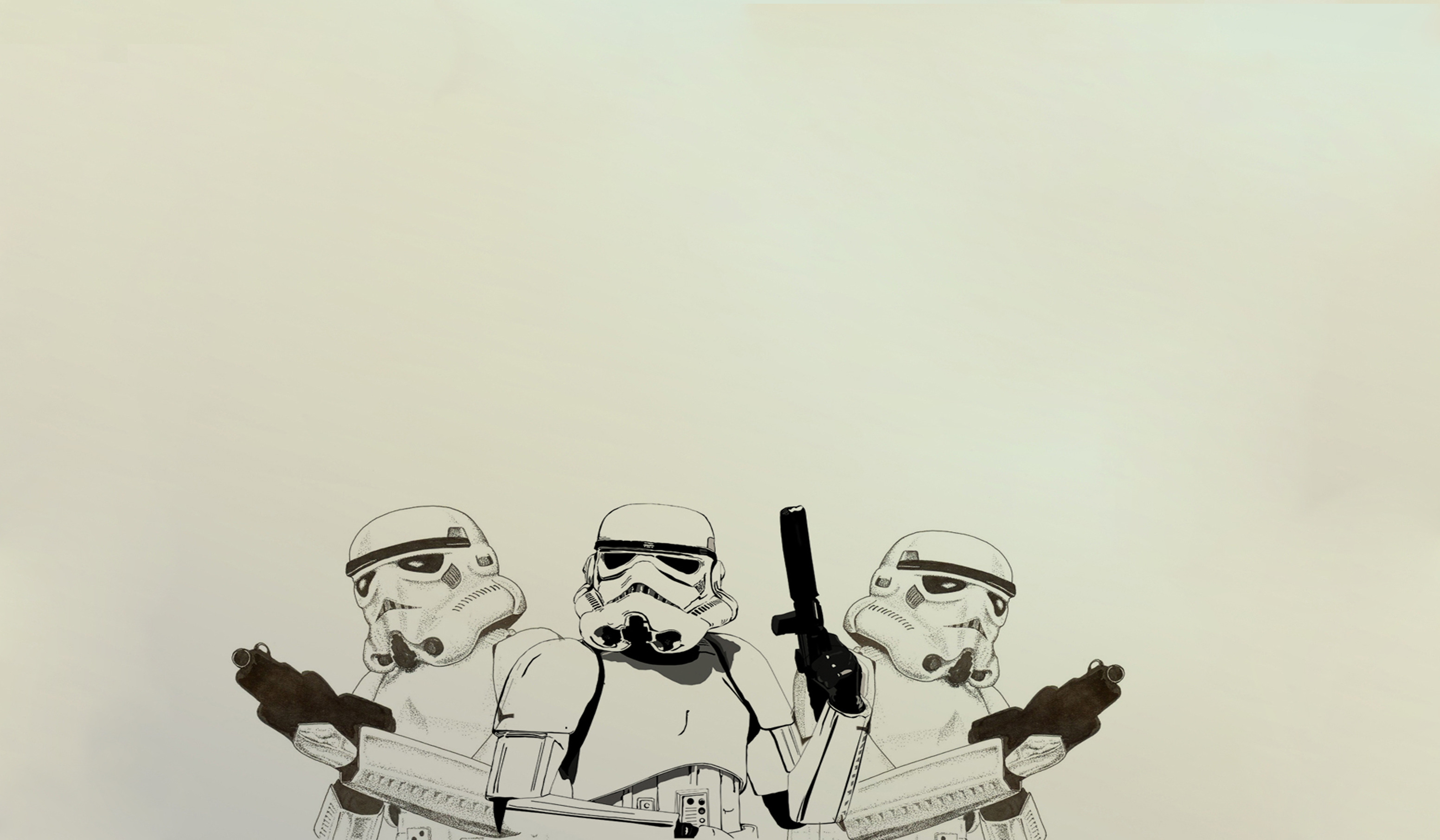 Star Wars, Stormtrooper, Simple Background Wallpaper