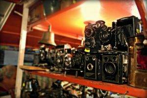 camera, Old, Vintage, Bright, Brown, Nostalgia, Shelves, TLR