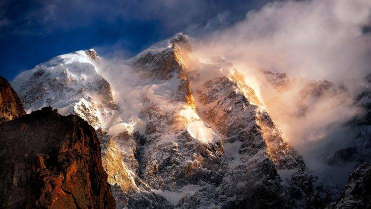 mountain, Landscape, Nature, Mist HD Wallpaper Desktop Background