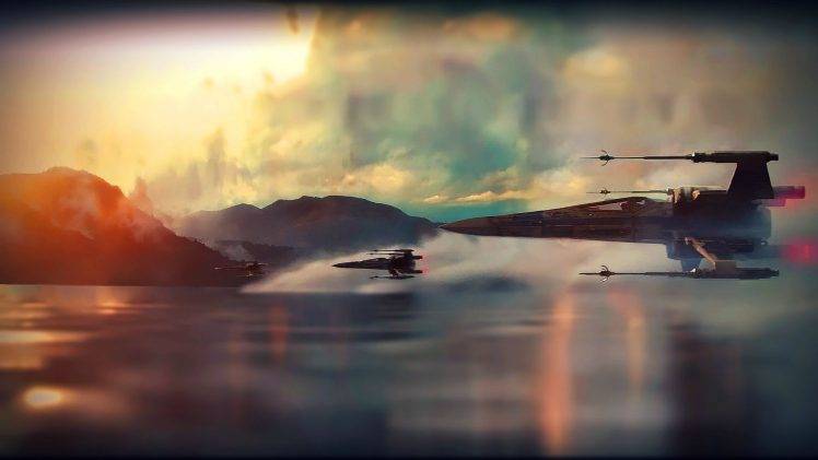 Star Wars, Star Wars: Episode VII   The Force Awakens, X wing HD Wallpaper Desktop Background