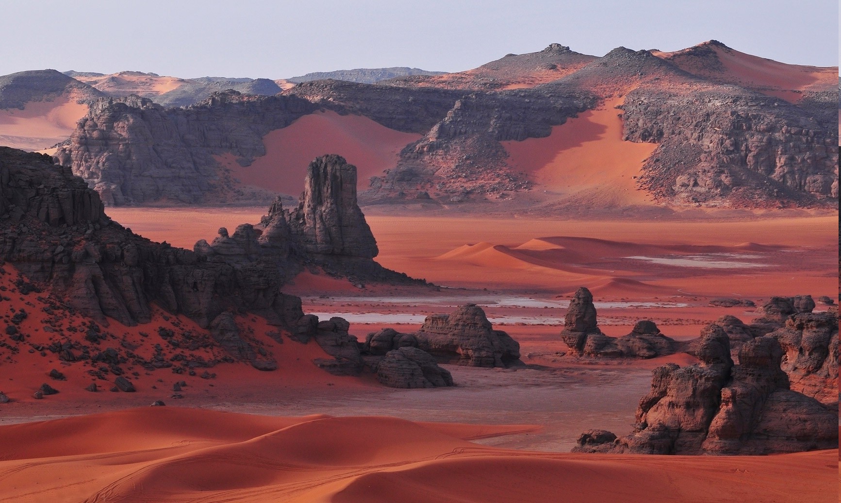 desert, Sahara, Algeria, Dune, Rock, Mountain, Red, Nature, Landscape, Women Outdoors, Women Wallpaper