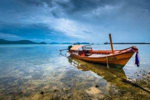 boat, Landscape, Thailand, Sea