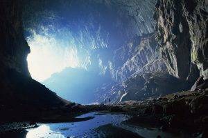 cave, Rock, Cliff, Water, Dark, Huge, Malaysia, Nature, Landscape