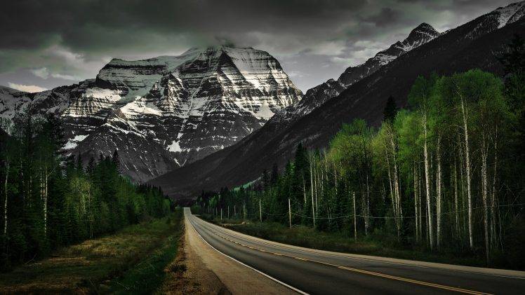 mountain, Nature, Landscape, Road, Snow HD Wallpaper Desktop Background