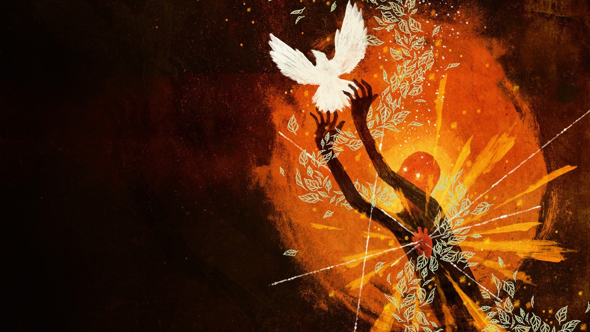 pigeons, Creature, Abstract, August Burns Red Wallpaper
