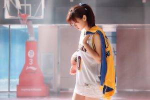 Asian, Women, Model, Basketball