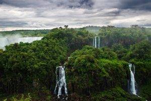 nature, Landscape, Waterfall, Forest, Tropical Forest