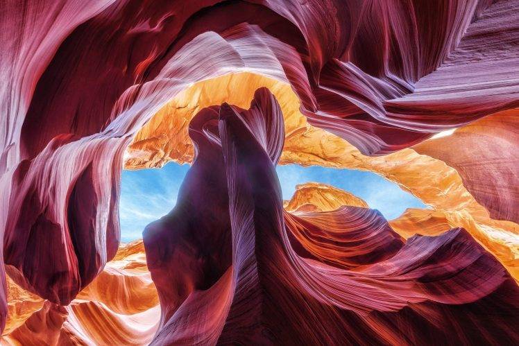 canyon, Antelope Canyon, Arizona, Erosion, Rock, Nature, Desert, Landscape, Rock Formation HD Wallpaper Desktop Background