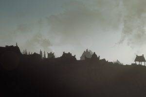 landscape, Multiple Display, The Elder Scrolls V: Skyrim, Whiterun