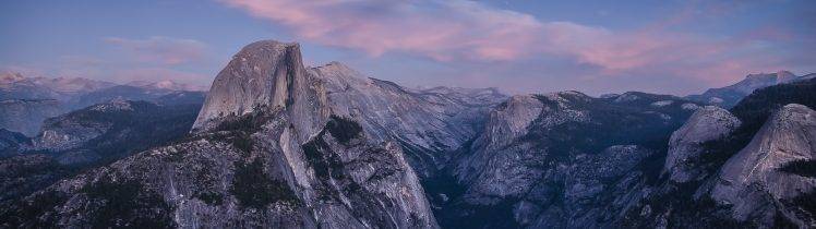 landscape, Half Dome, Yosemite National Park, Multiple Display HD Wallpaper Desktop Background