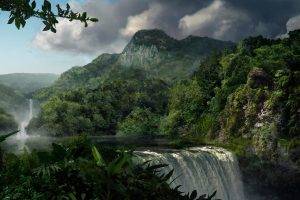 river, Jungles, Nature, Landscape, Waterfall