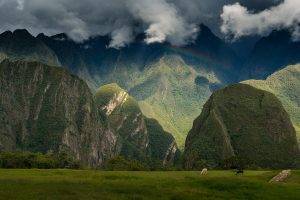 nature, Landscape, Trees, Clouds, Hill, Peru, Mountain, Field, Forest, Animals, Rainbows, Mist, Rainforest, Andes