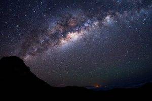 starry Night, Night, Stars, Landscape, Milky Way, Long Exposure, Comet, Galaxy