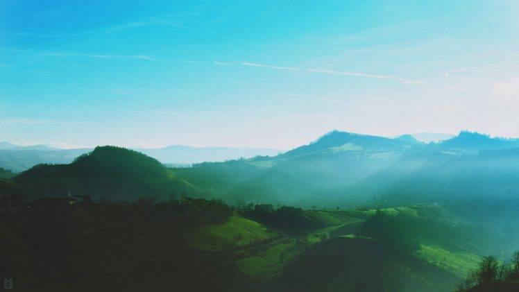 nature, Landscape, Fonta, Filter, Italy, Hill, Winter HD Wallpaper Desktop Background