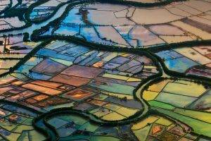 nature, Landscape, Field, Indonesia, Aerial View
