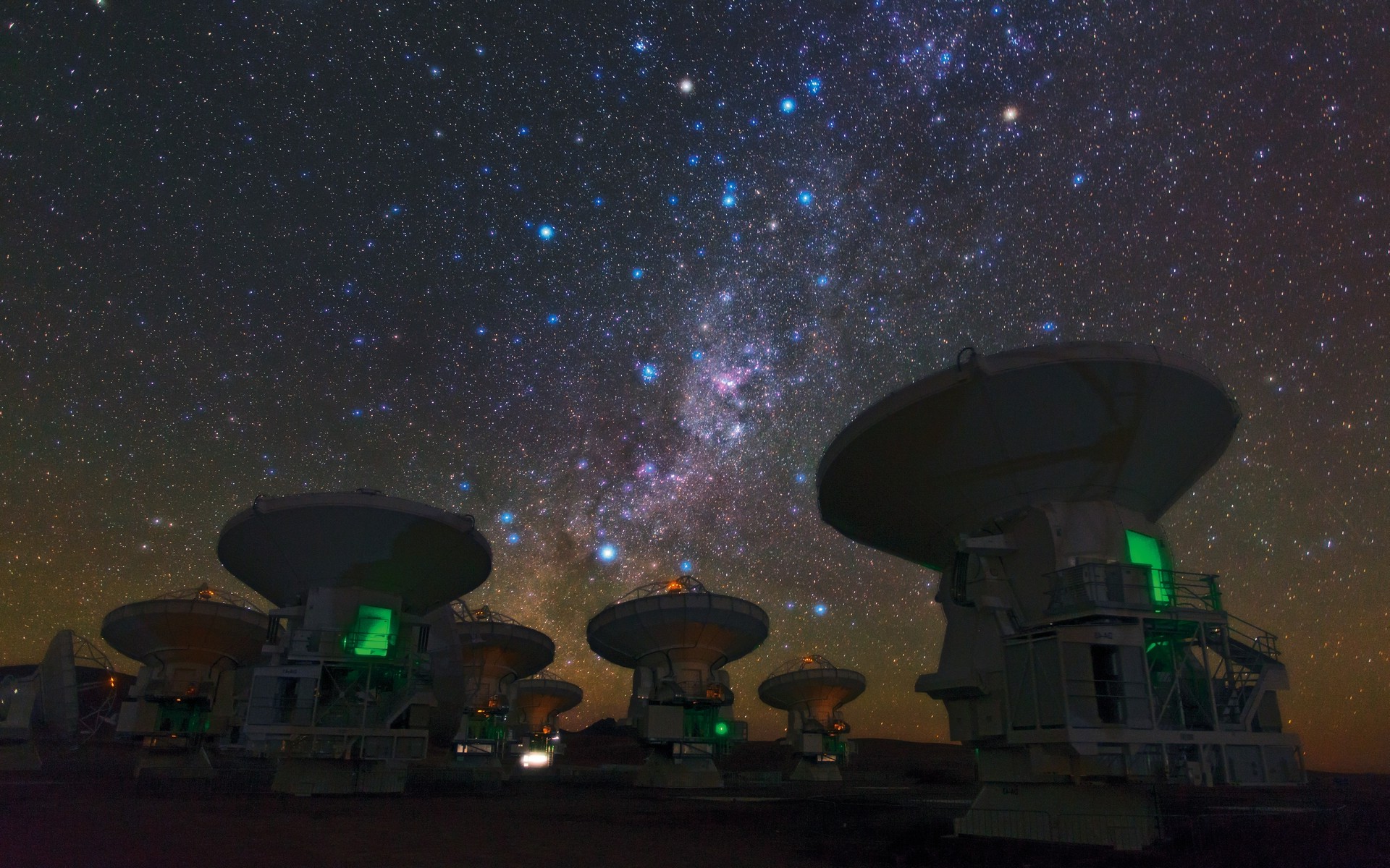 landscape, Milky Way, Space, Atacama Desert, Chile, Galaxy, Universe, Starry Night, Long Exposure Wallpaper