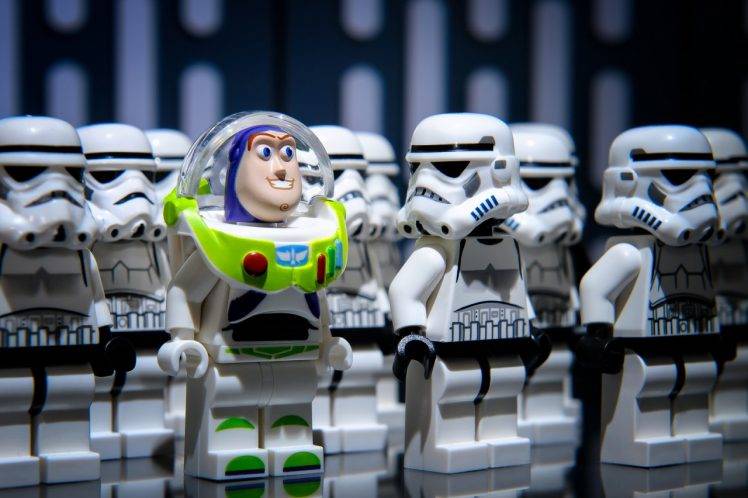 Buzz Lightyear, Star Wars, LEGO Star Wars, LEGO, Toy Story HD Wallpaper Desktop Background