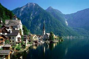 Austria, Landscape, Hallstatt, Lake