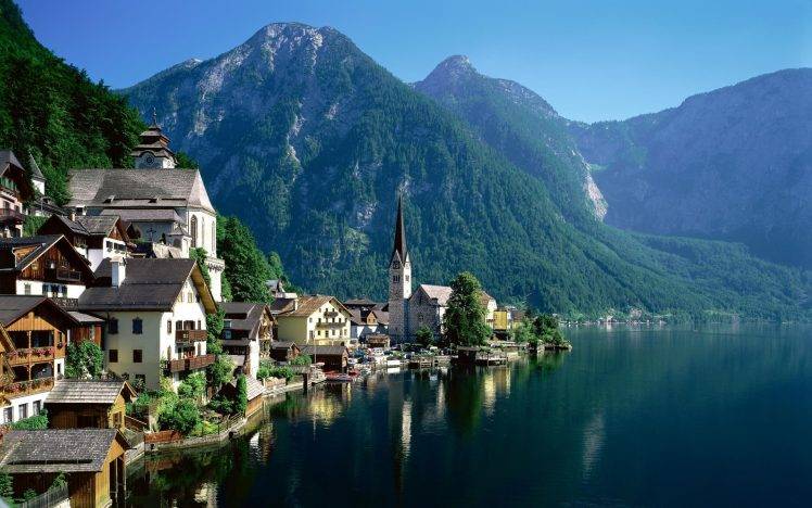 Austria, Landscape, Hallstatt, Lake HD Wallpaper Desktop Background