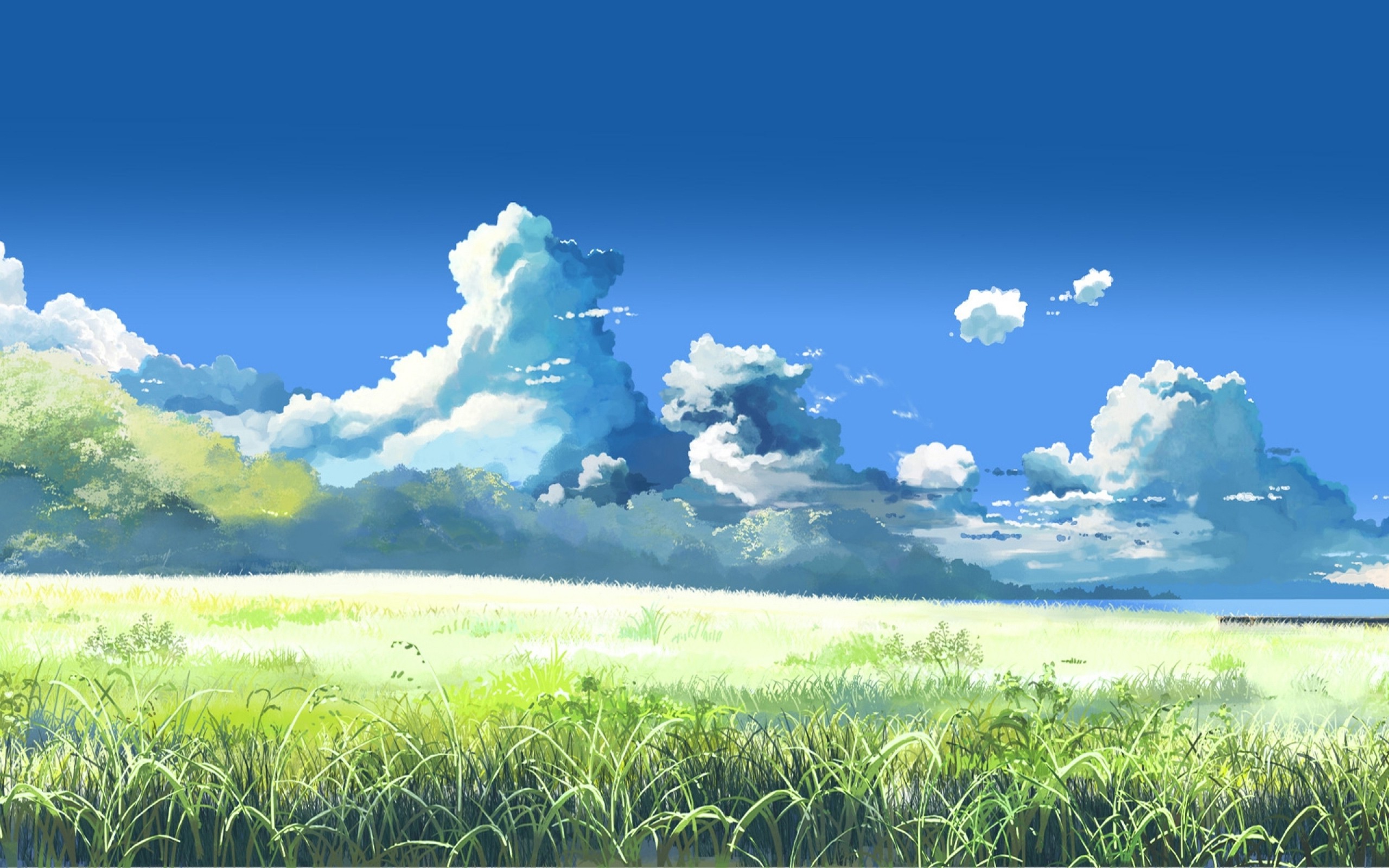 landscape, Anime, Colorful, Sky, 5 Centimeters Per Second ...