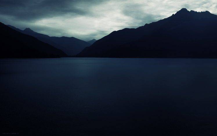 mountain, Landscape, Dark Blue, Photography, Depth Of Field HD Wallpaper Desktop Background