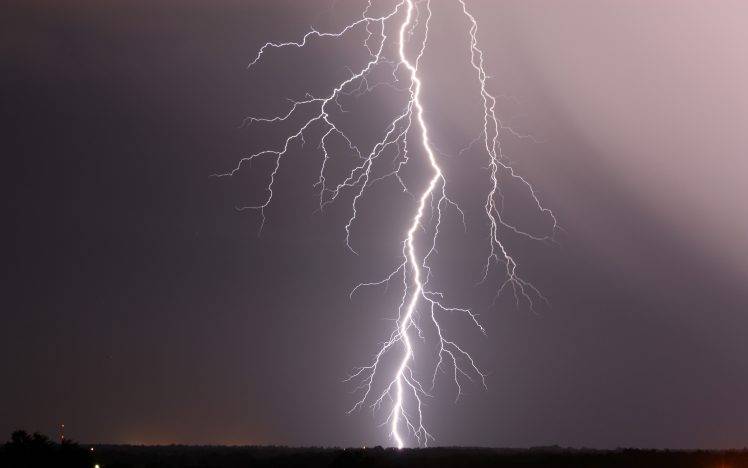 storm, Lightning, Nature, Landscape, Clouds HD Wallpaper Desktop Background