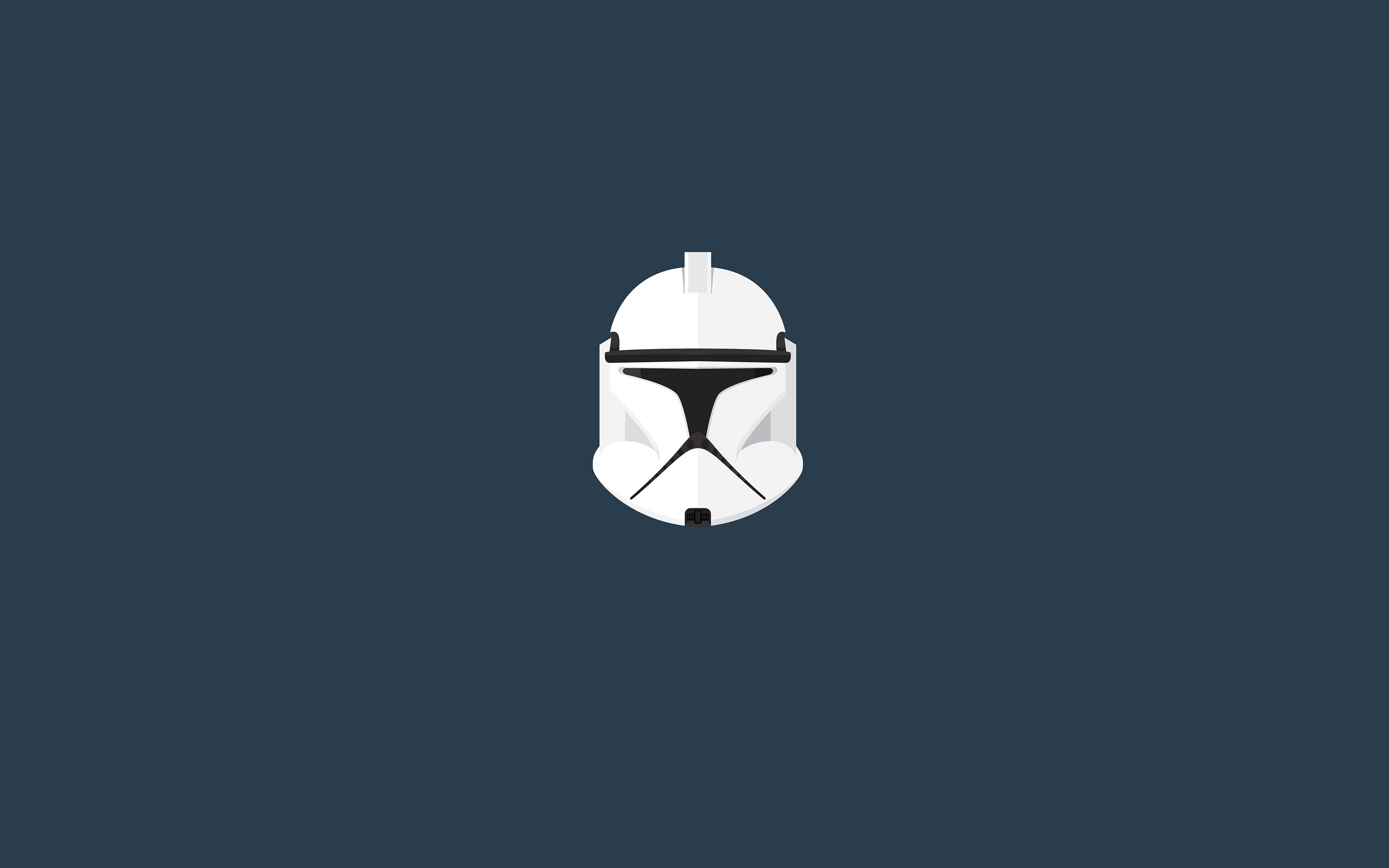 Star Wars, Clone Trooper, Minimalism, Helmet Wallpaper