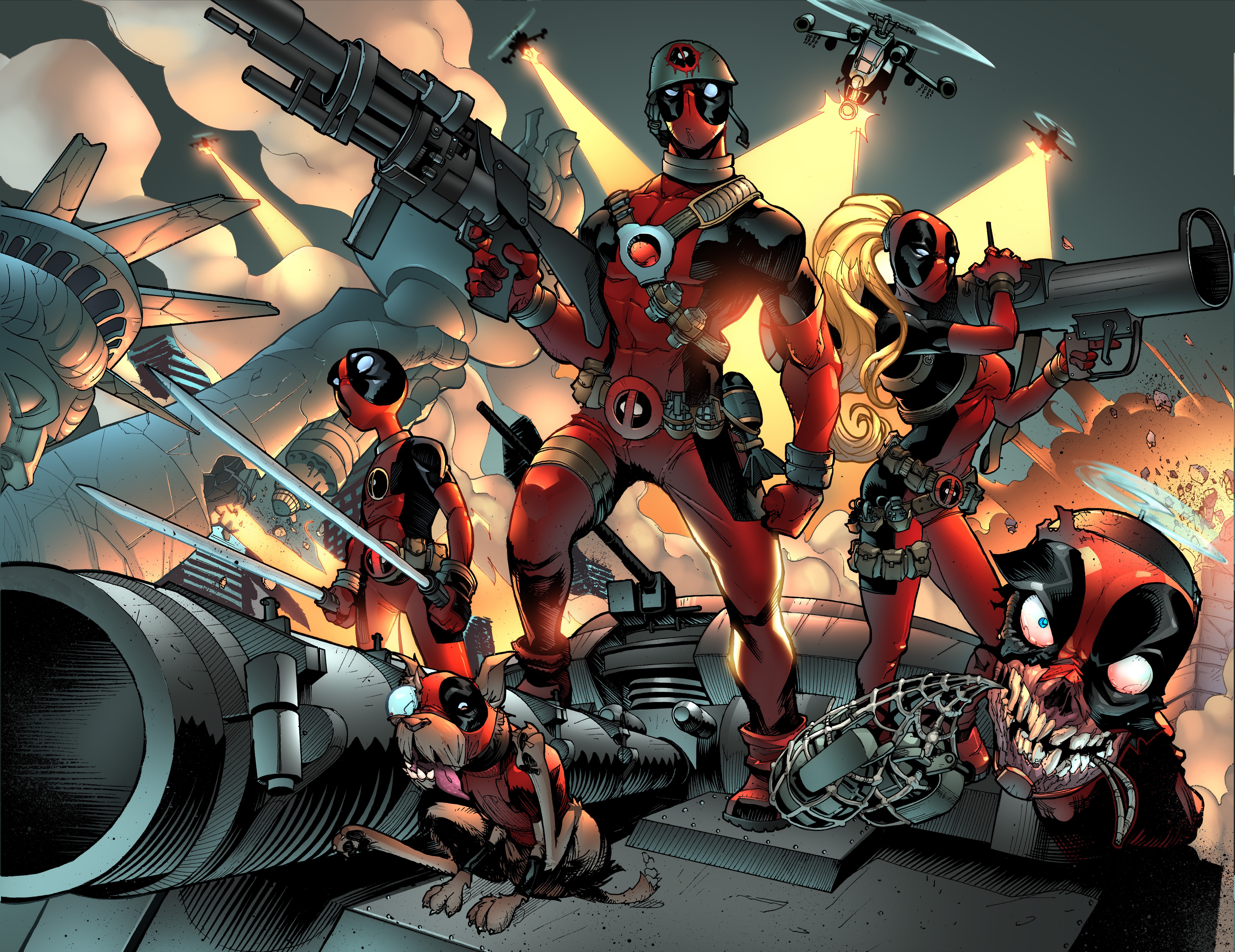 Deadpool, Marvel Comics Wallpaper