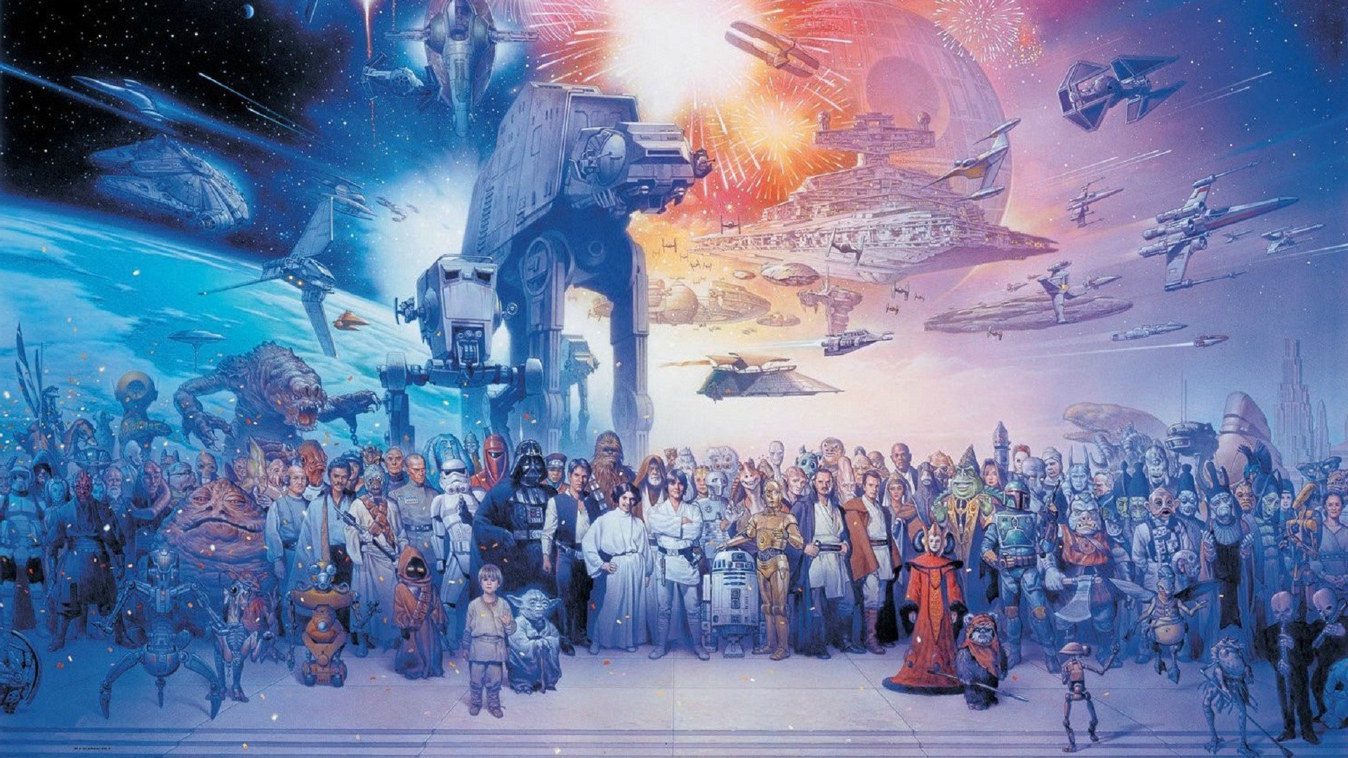 digital Art, Star Wars Wallpaper