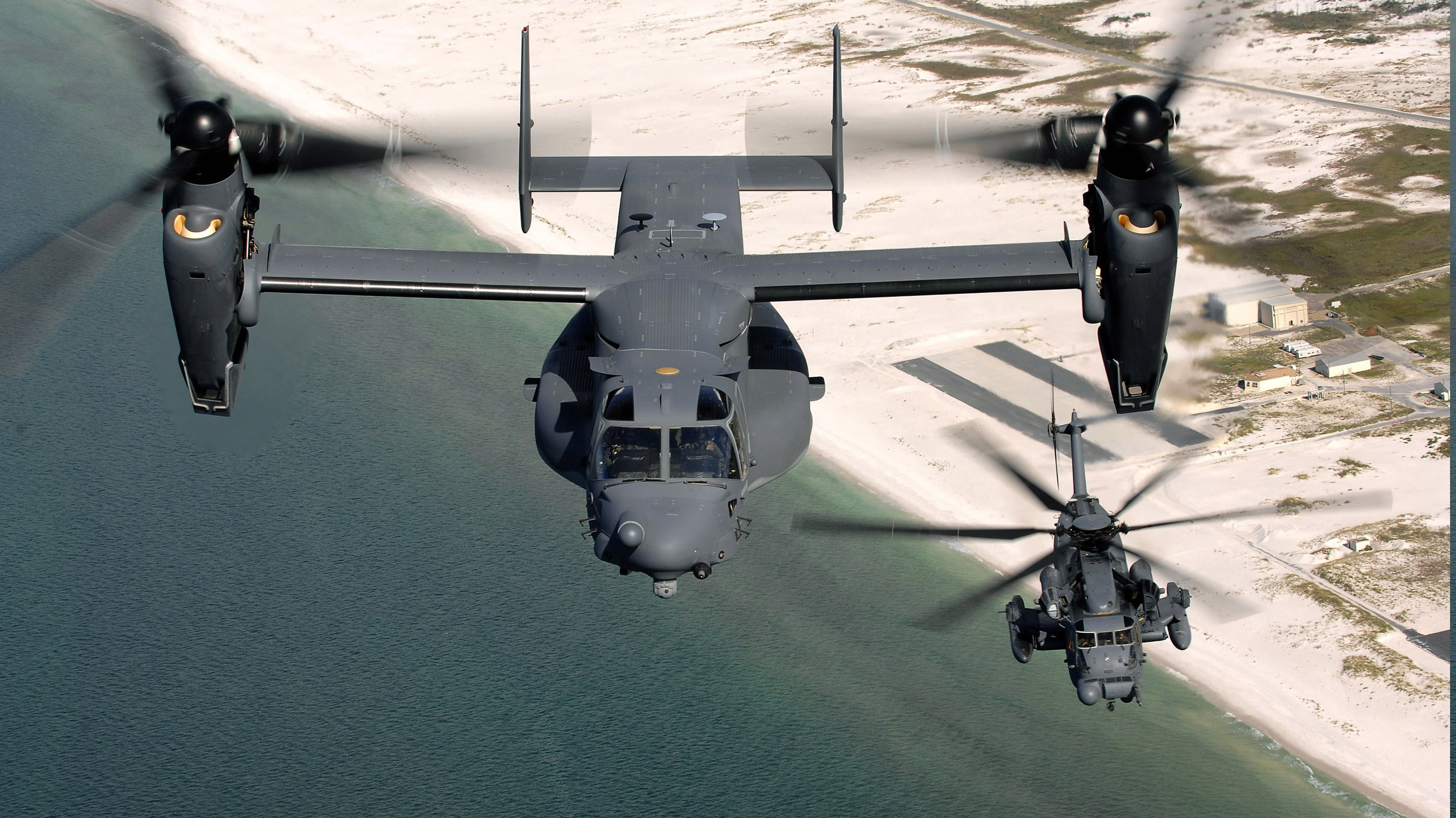 military, CV 22 Osprey, MH 53 Pave Low, Aircraft, Military Aircraft Wallpaper