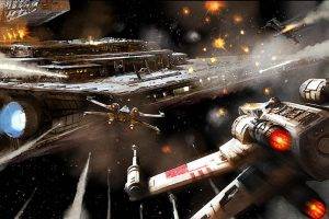 Star Wars, X wing, Star Destroyer, Science Fiction, Rebel Alliance, Galactic Empire