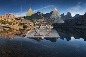 abstract, Landscape, Triangle
