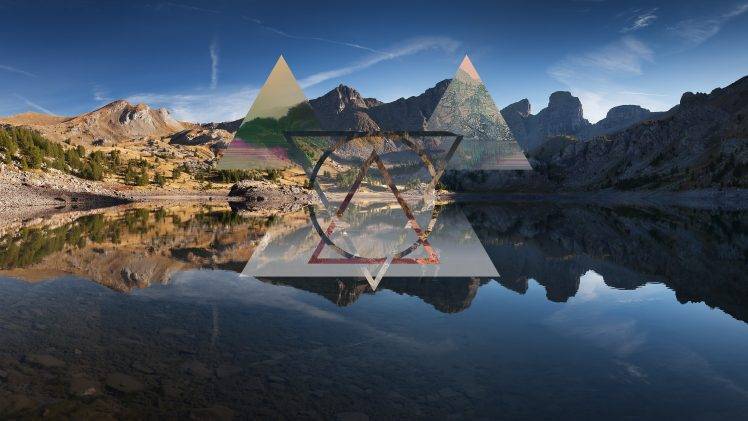 abstract, Landscape, Triangle HD Wallpaper Desktop Background