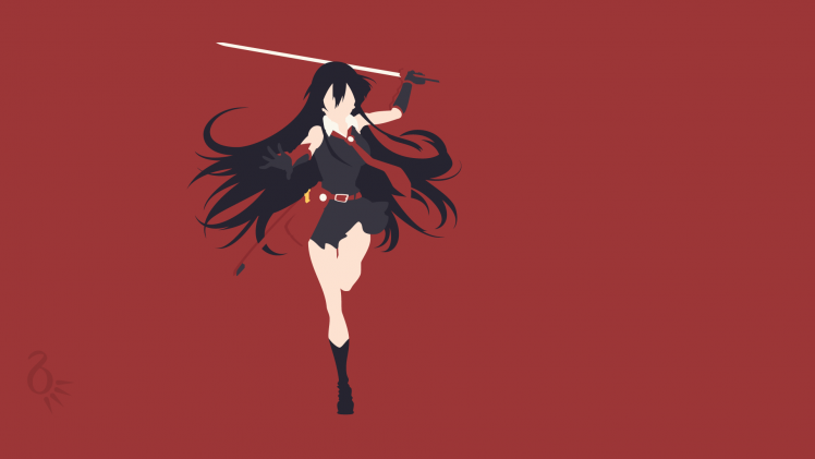 Akame Ga Kill!, Akame, Anime Vectors HD Wallpaper Desktop Background