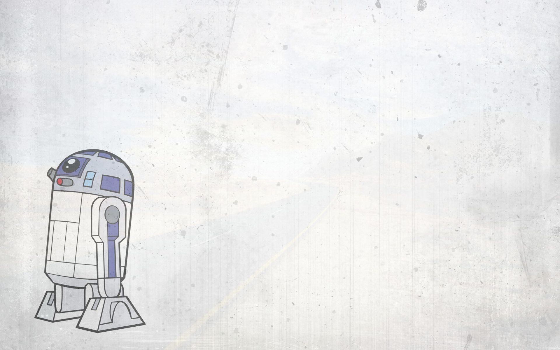 Star Wars, R2 D2, Minimalism Wallpaper