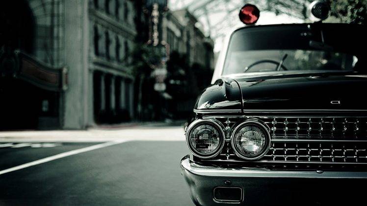 vintage, Car, Headlights, Photography HD Wallpaper Desktop Background