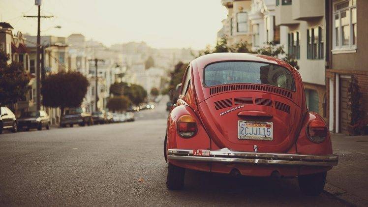 vintage, Car, Volkswagen Beetle, Photography HD Wallpaper Desktop Background