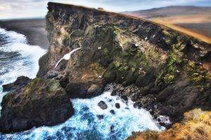 nature, Cliff, HDR, Landscape, Waves, Sea, Rock, Stone