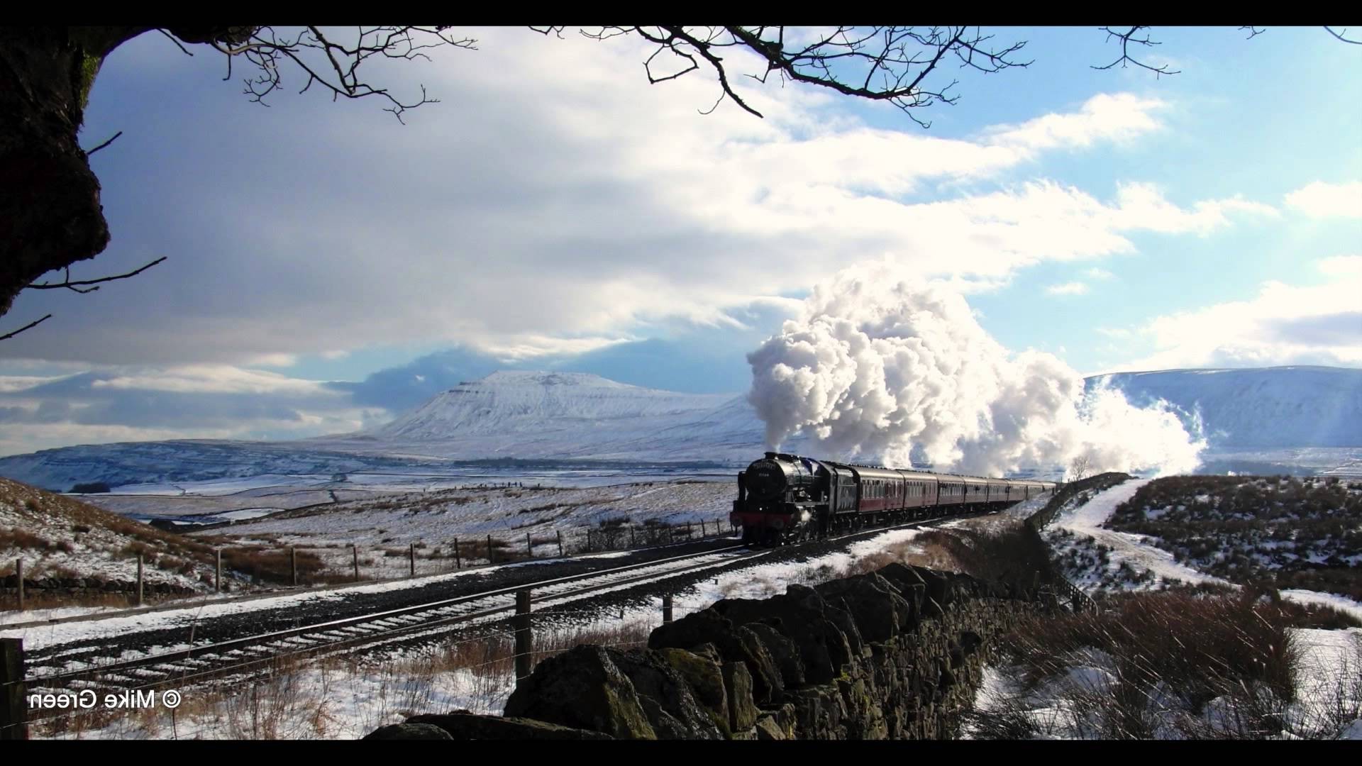 landscape, Steam Locomotive, Train Wallpaper