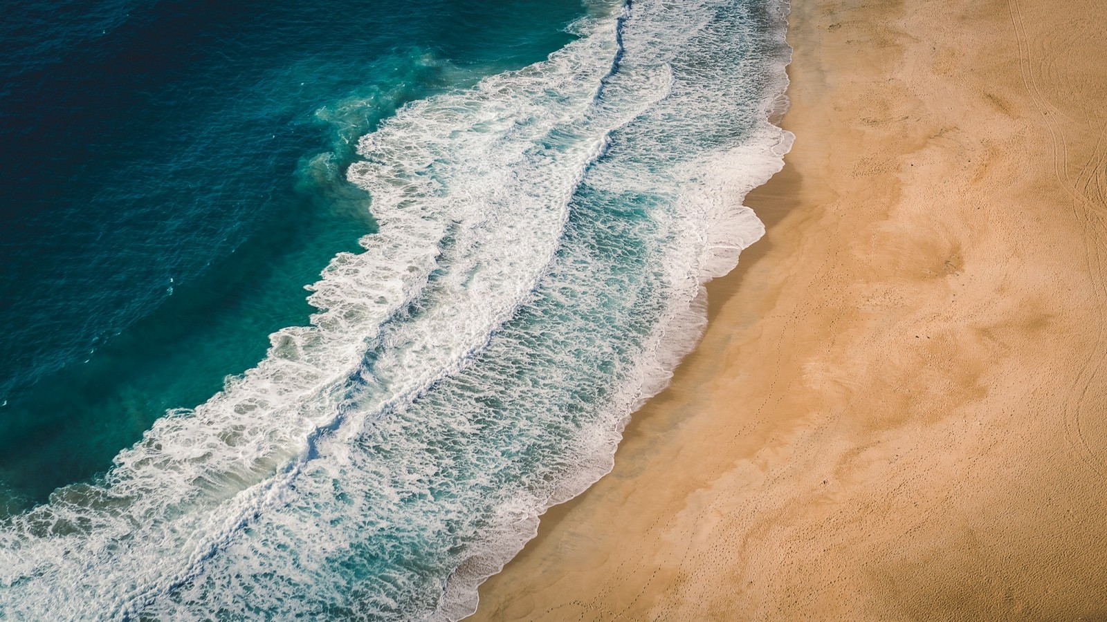 landscape, Nature, Beach, Sea, Waves, Sand, Aerial View, Coast, Portugal Wallpaper