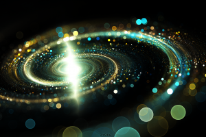 abstract, Bokeh, Spiral Galaxy