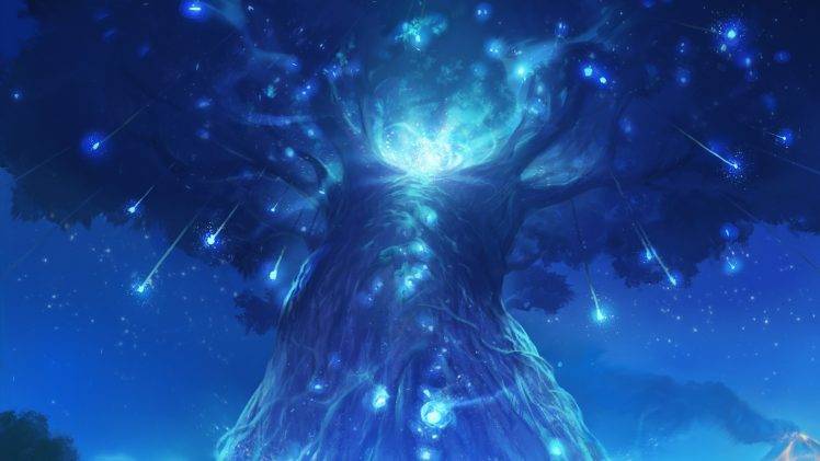 Ori And The Blind Forest Forest Trees Spirits Landscape
