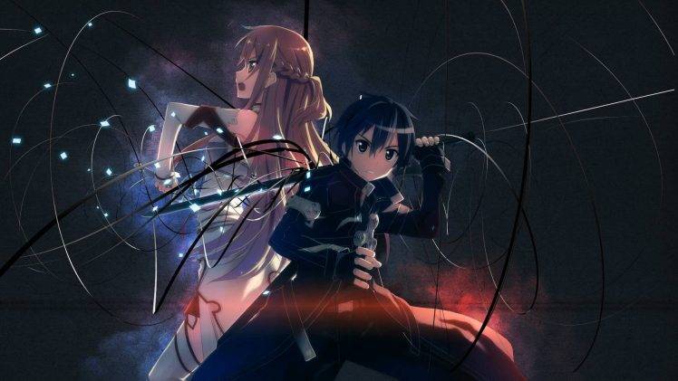 Sword Art Online, Kirigaya Kazuto, Yuuki Asuna, Anime Wallpapers HD ...
