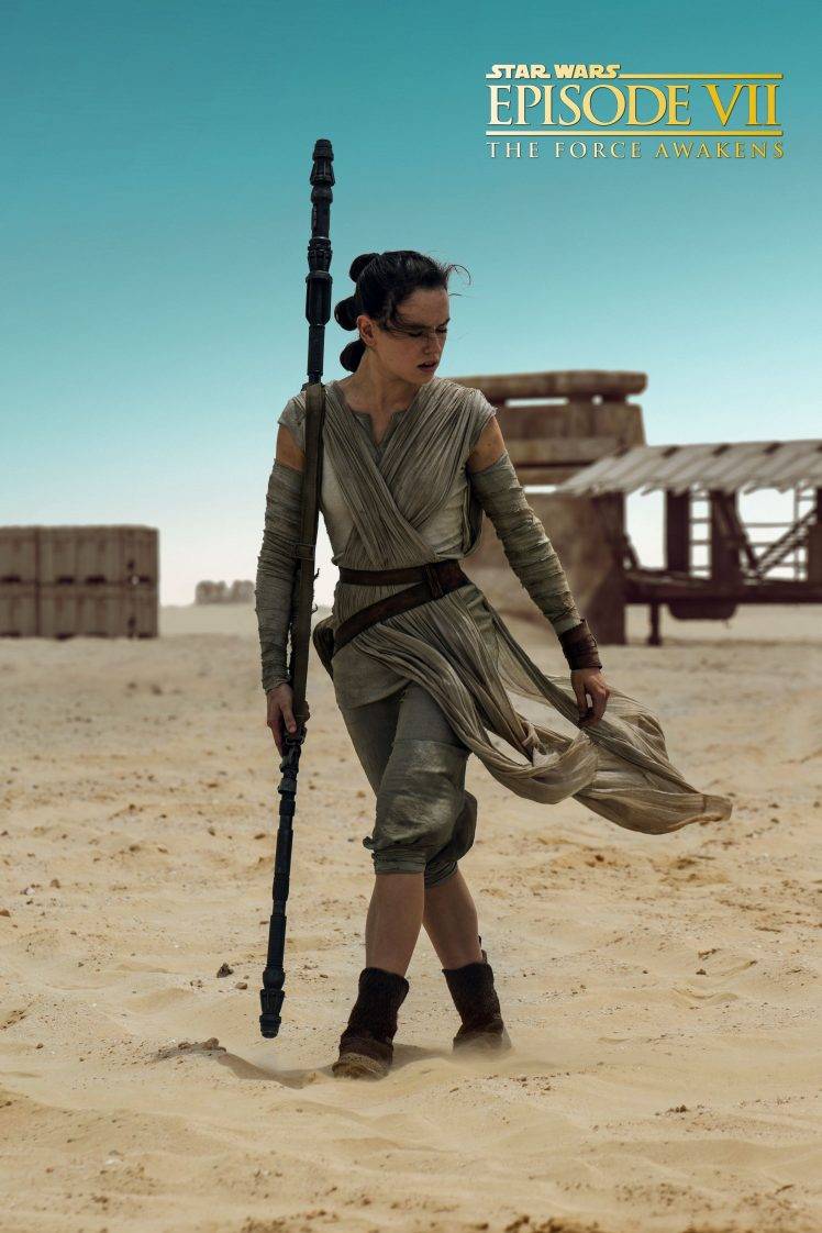 Star Wars: Episode VII   The Force Awakens, Daisy Ridley, Star Wars HD Wallpaper Desktop Background